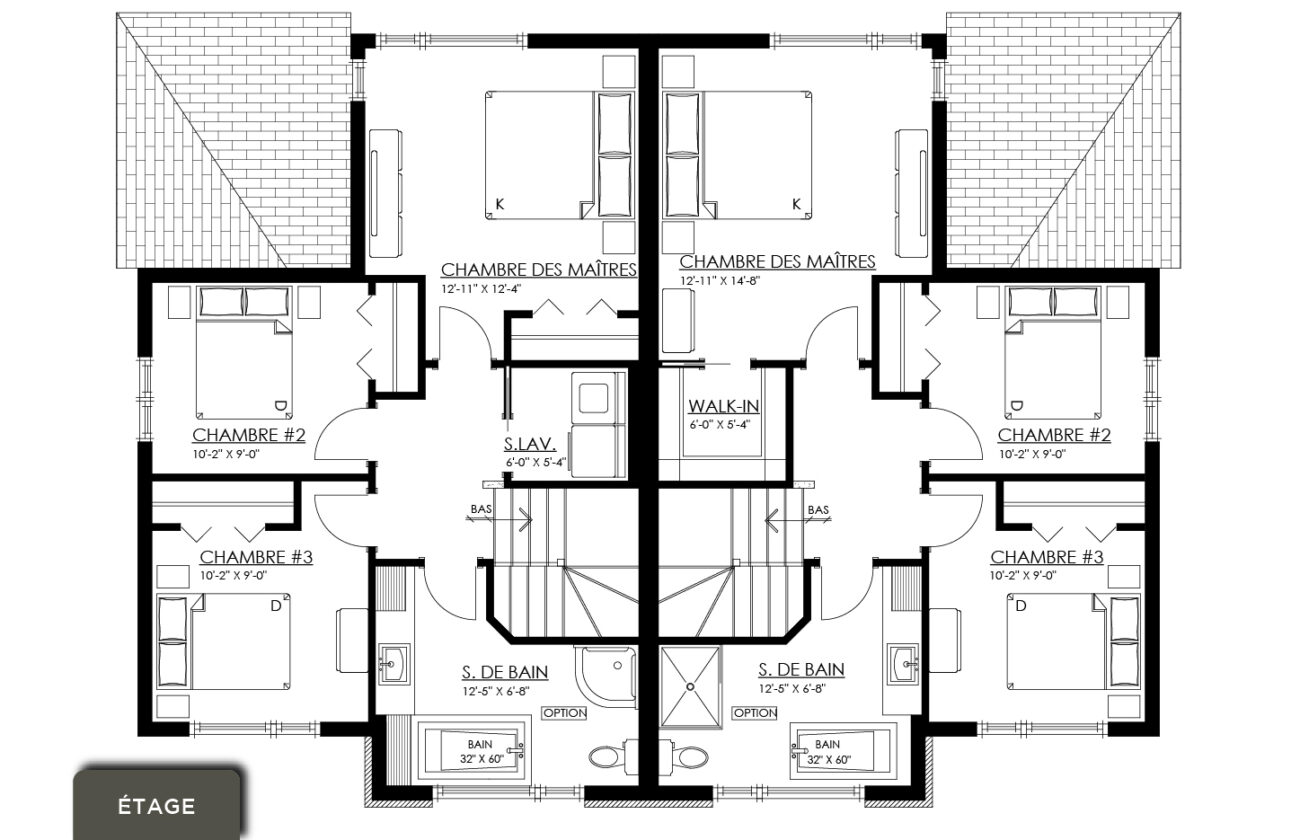 Tremblant Plan maison Etage