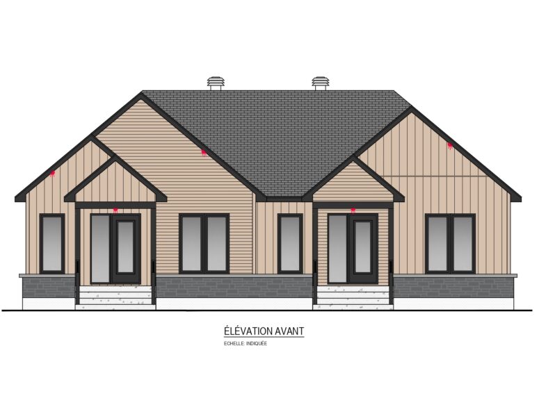 Plan de maison à vendre Candiac 1